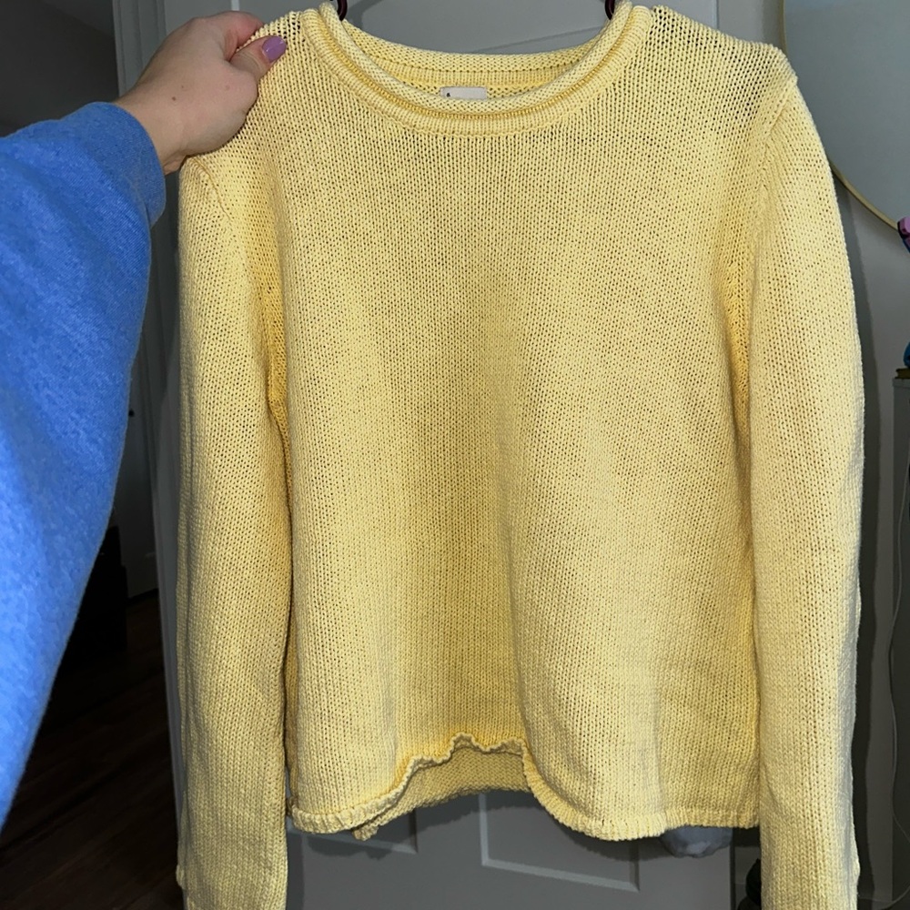a new day Soft Yellow Crew Neck Sweater